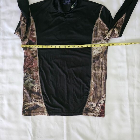 Break Up Infinity Men's Black Mossy Oak Performance Field Tee Sz Medium (38-40) - Picture 9 of 11